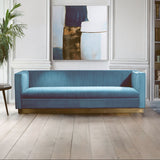 Opal 3 Seat Light Blue Sofa