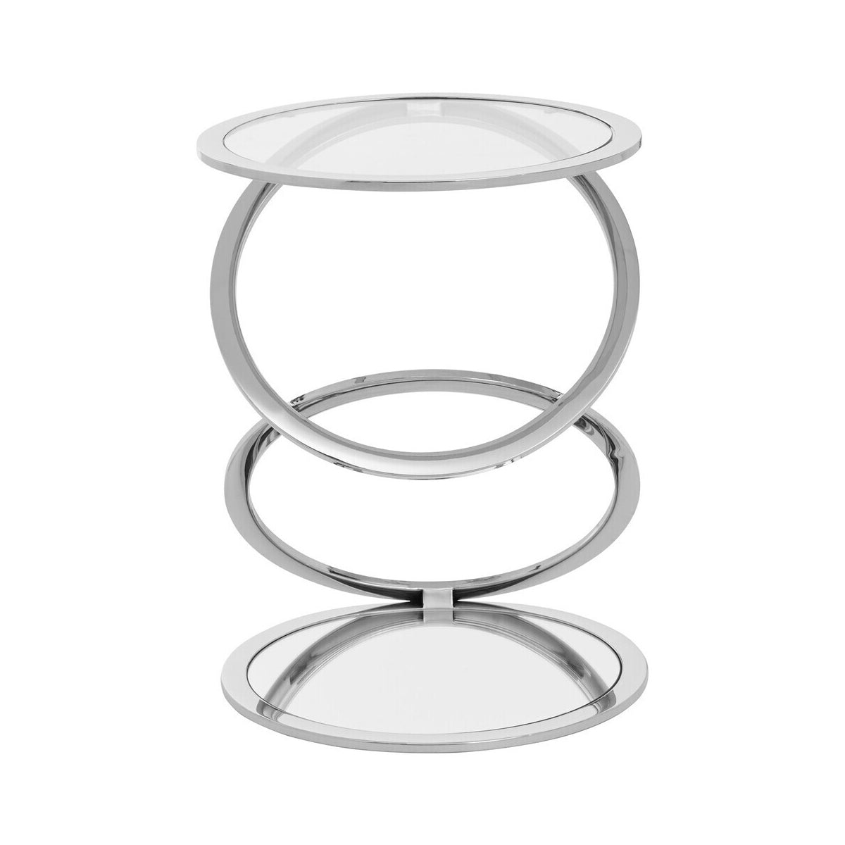 Oria Clear Glass End Table