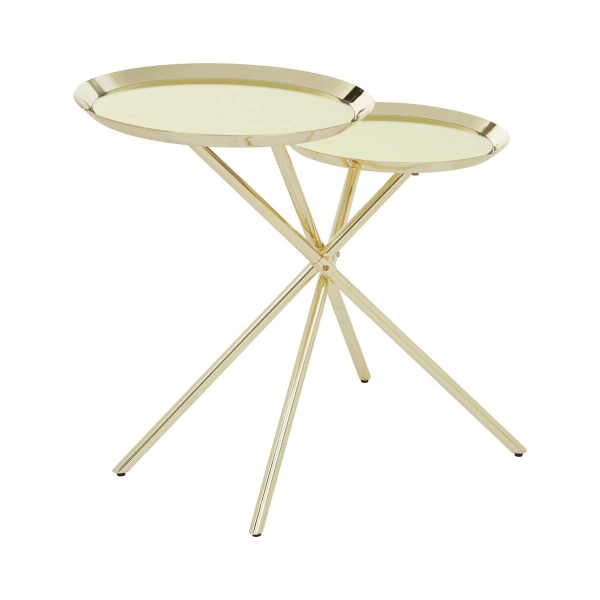 Oria Warm Metallic Side Table