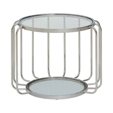 Oria Side Table With Glass Top