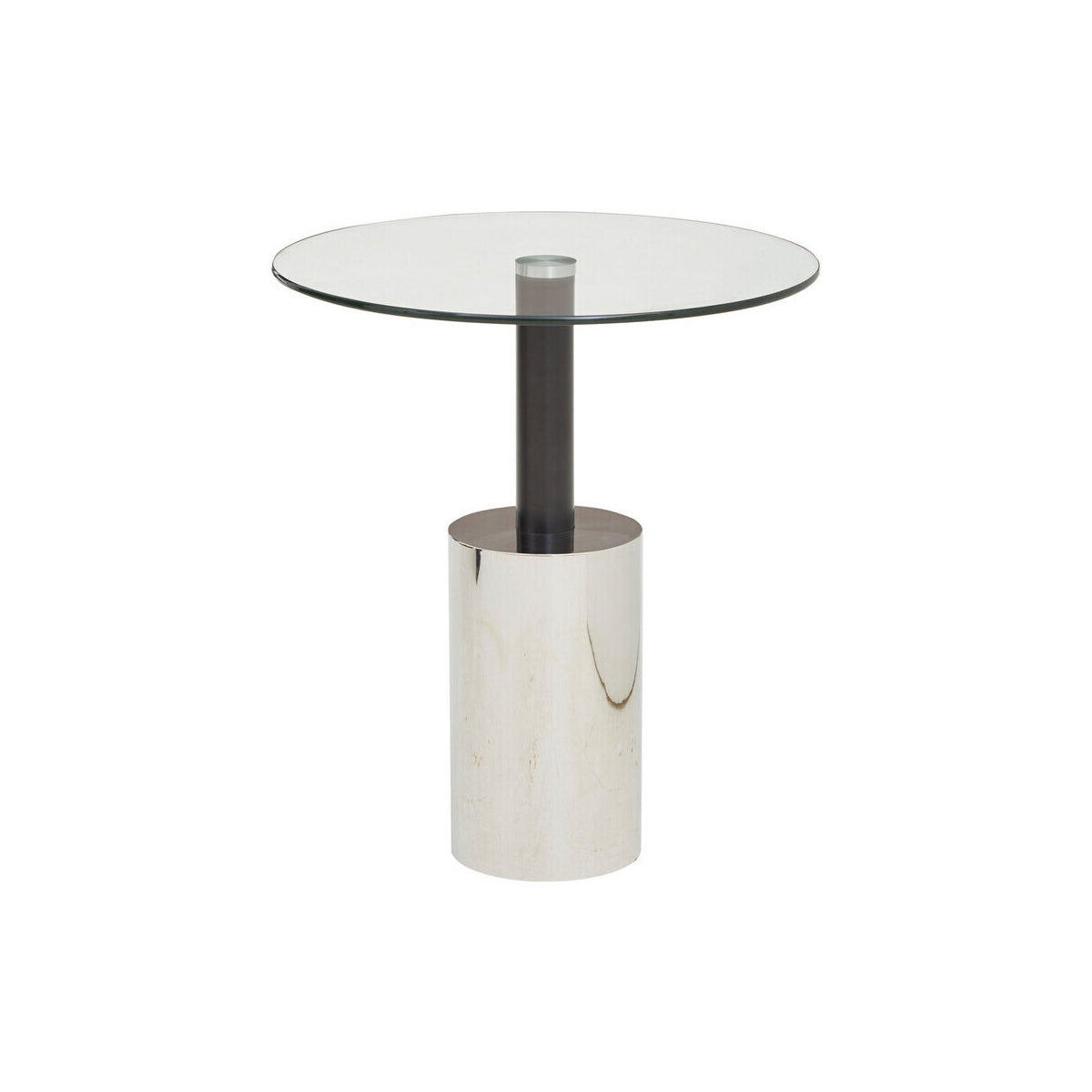 Oria End Table With Silver Base