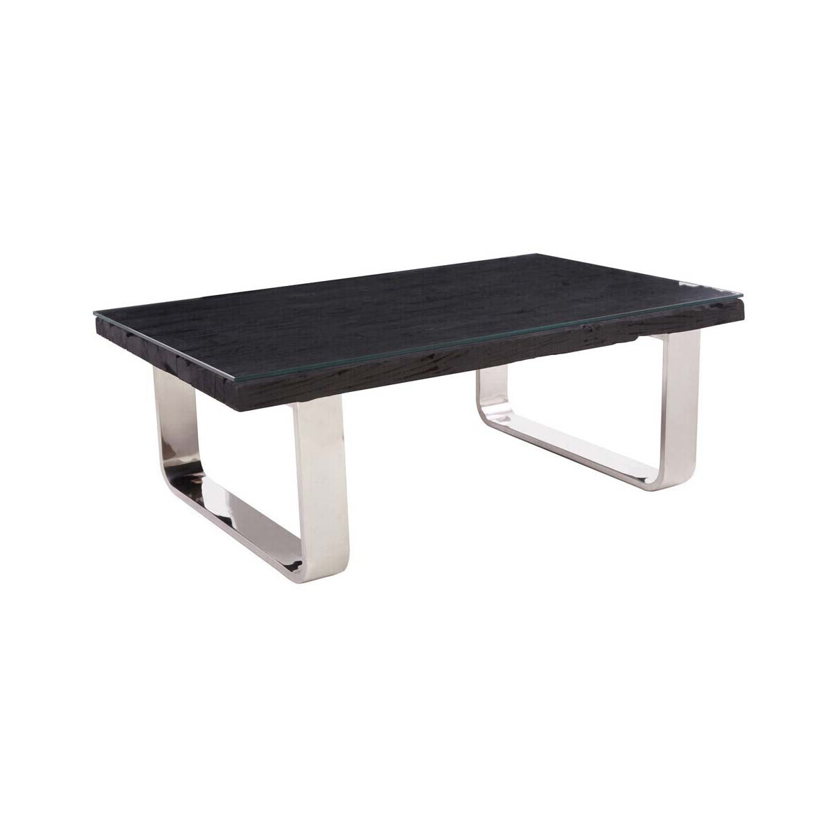 Kerala Black U Shaped Base Coffee Table
