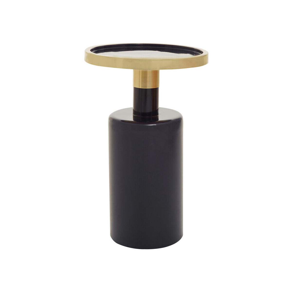 Elva Navy And Gold Side Table