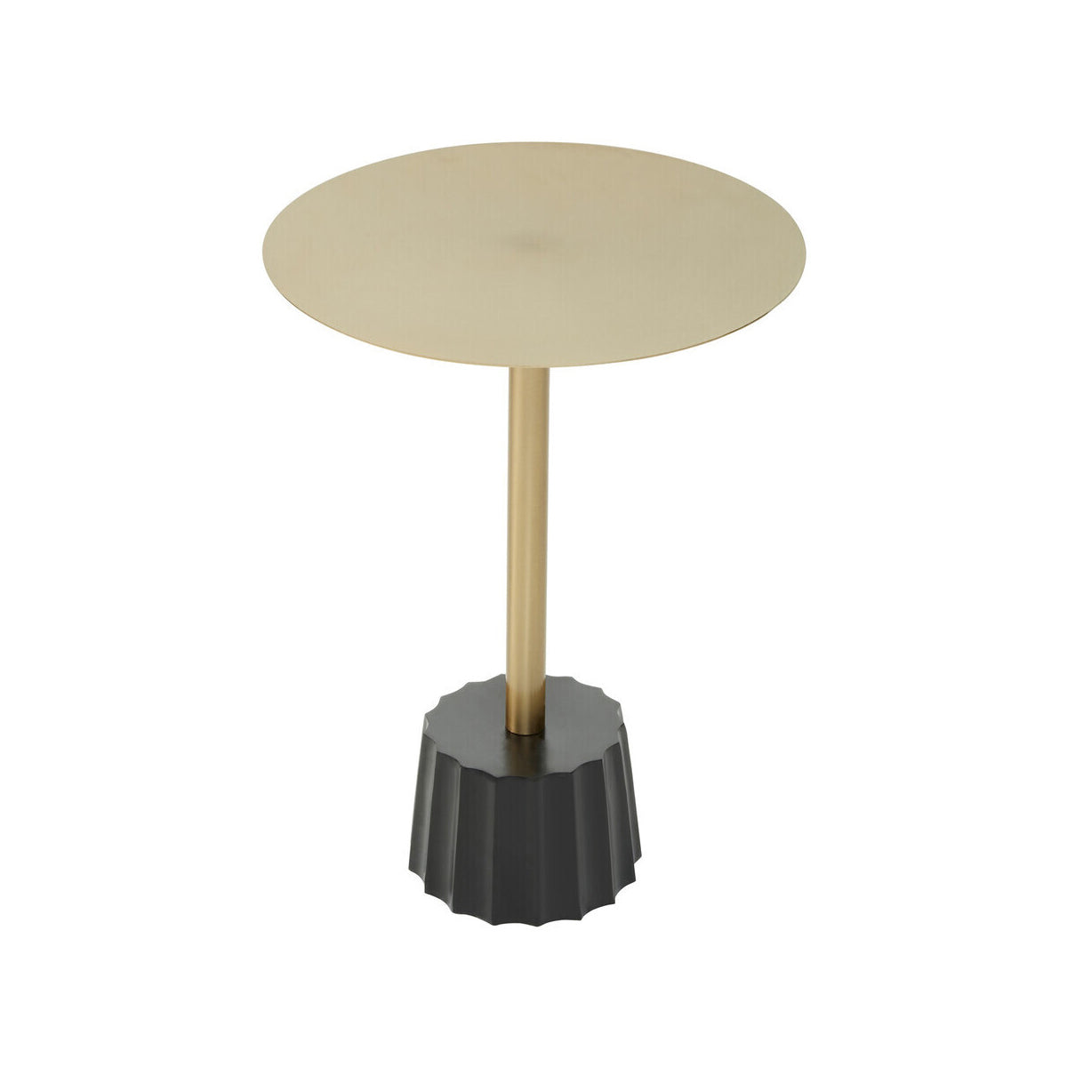 Corra Side Table With Black Base
