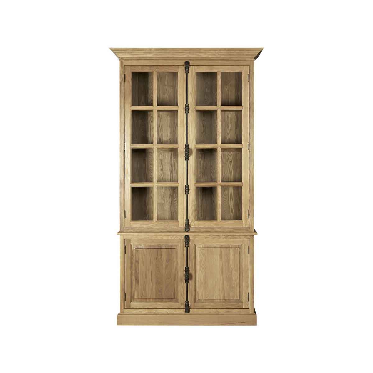 Lyon 4 Door Oak Wood Cabinet