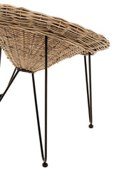 Java Kubu Natural Rattan Chair
