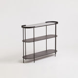 Trento Console Table With Glass Top