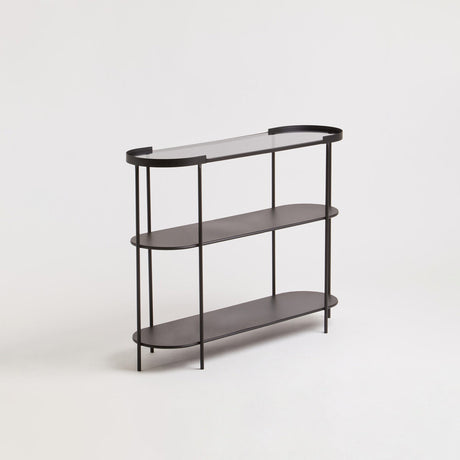 Trento Console Table With Glass Top
