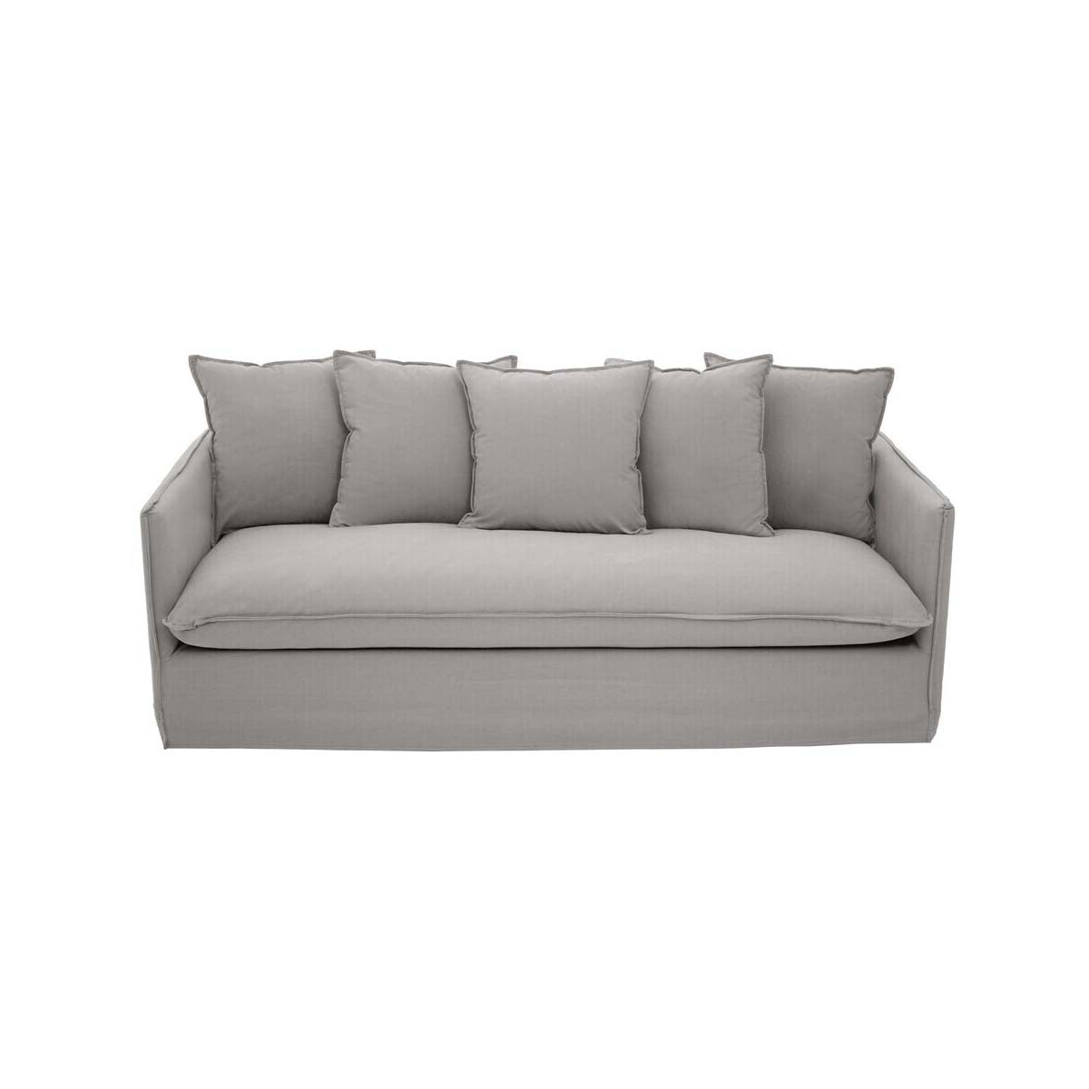 Antibes 3 Seater Grey Sofa
