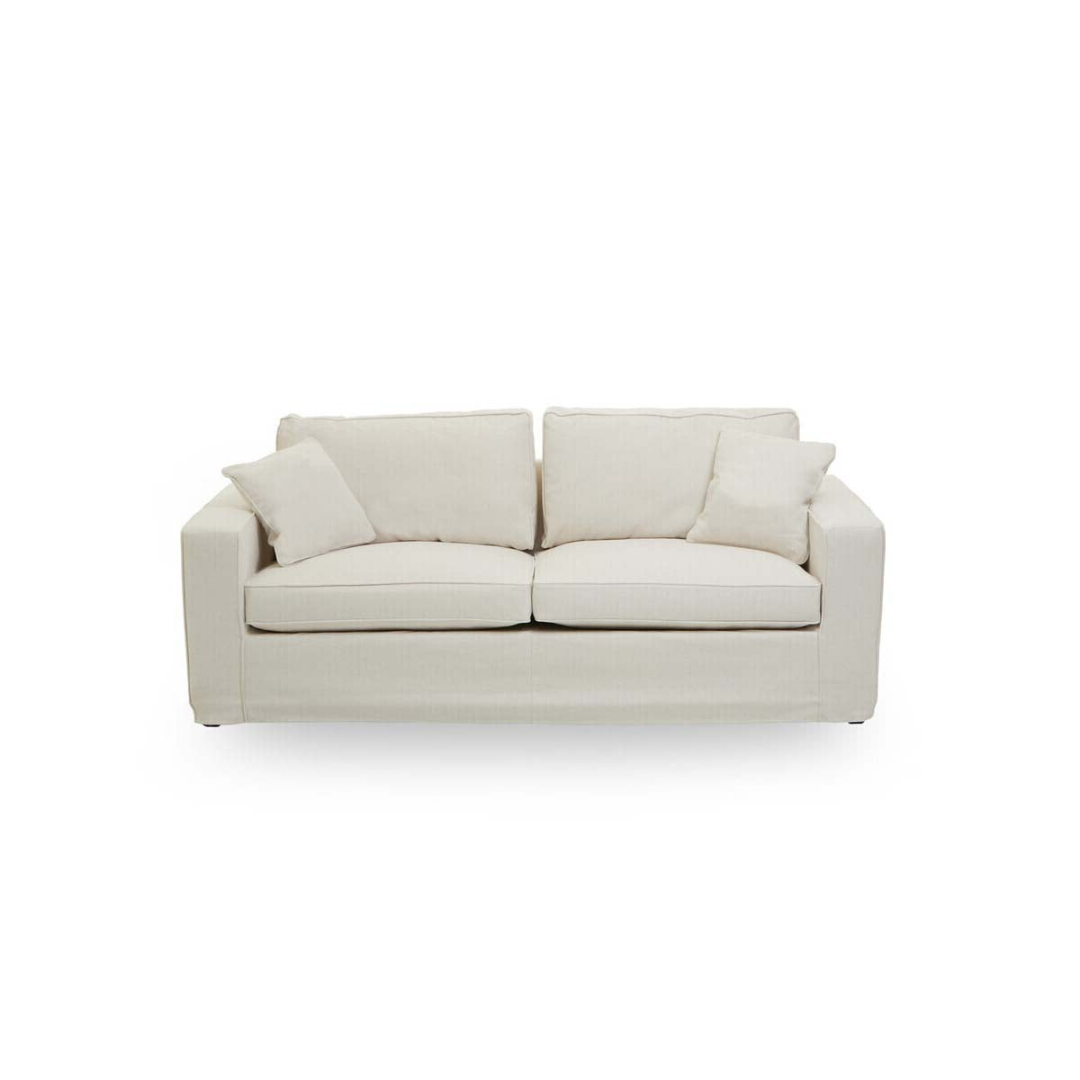 Valensole 3 Seat Cream Fabric Sofa
