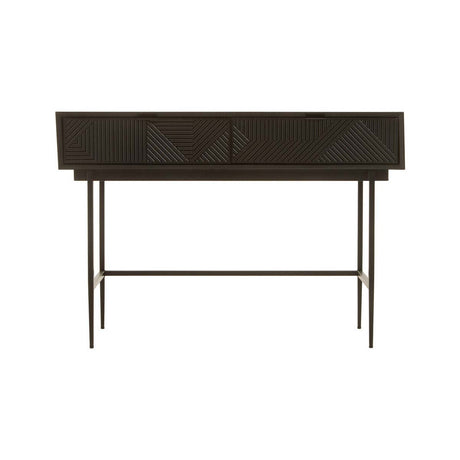 Jakara Black 2 Drawer Console Table