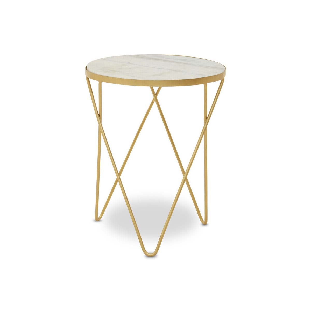 Rabia Side Table With Hairpin Legs
