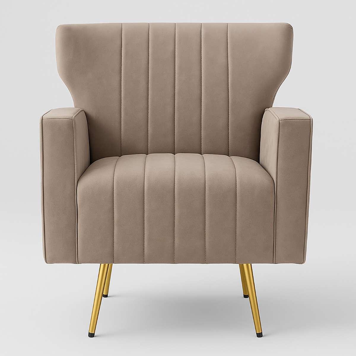 Hayley Mink Velvet Armchair