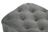 Alea Grey Velvet Bench