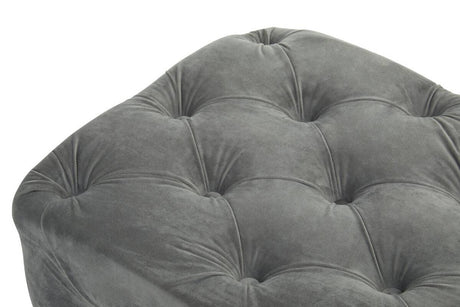 Alea Grey Velvet Bench