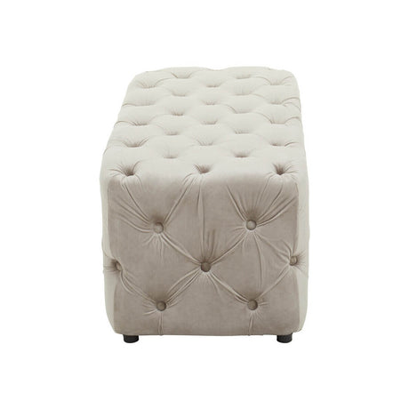Alea Mink Velvet Bench