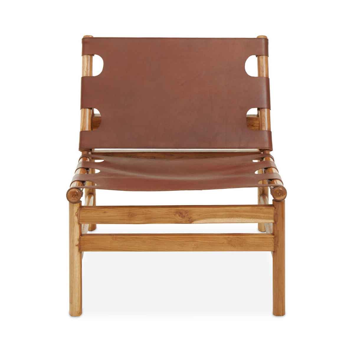 Kendari Antique Leather Chair