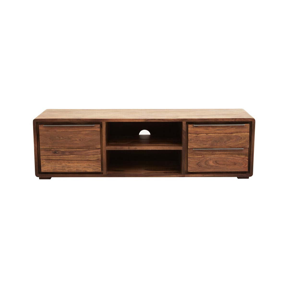 Surati One Door Sheesham And Acacia Wood Media Unit