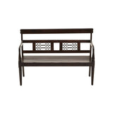 Srina Dark Sheesham Wood Bench