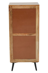 Boho Five Drawer Mango Wood Chest