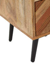 Boho Five Drawer Mango Wood Chest