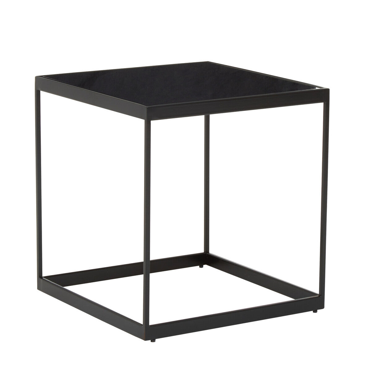 Genoa Matte Black End Table