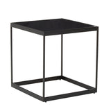 Genoa Matte Black End Table