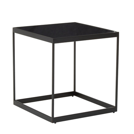 Genoa Matte Black End Table