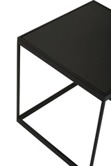 Genoa Matte Black End Table