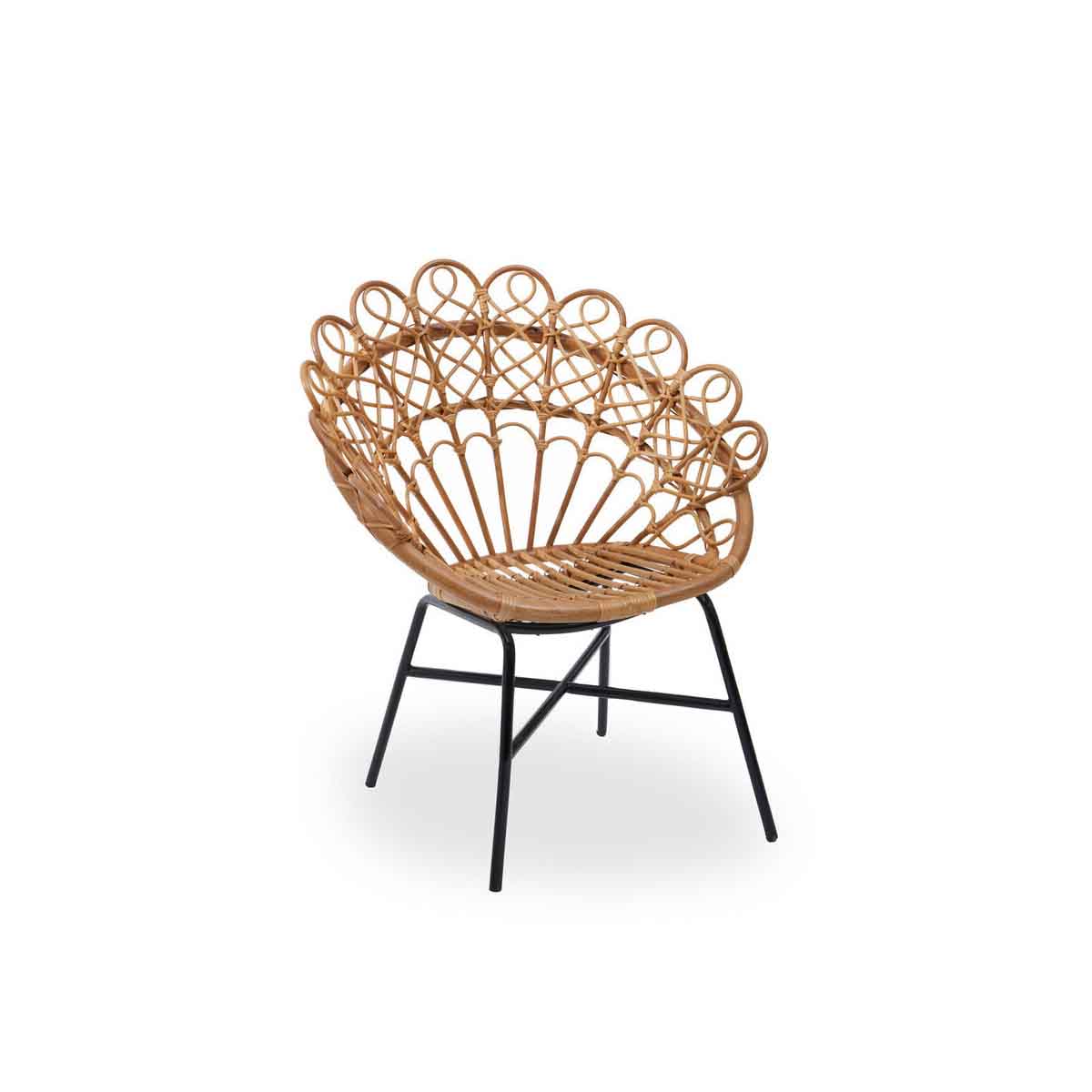 Java Natural Rattan Peacock Chair
