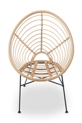 Java Natural Rattan Round Chair