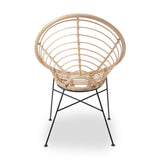 Java Natural Rattan Round Chair