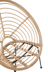 Java Natural Rattan Round Chair