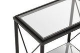 Axis Rectangular Black Finish Side Table