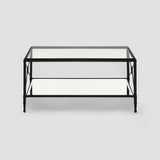 Axis Coffee Table With Black Finish Frame