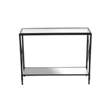 Axis Console Table With Black Finish Frame