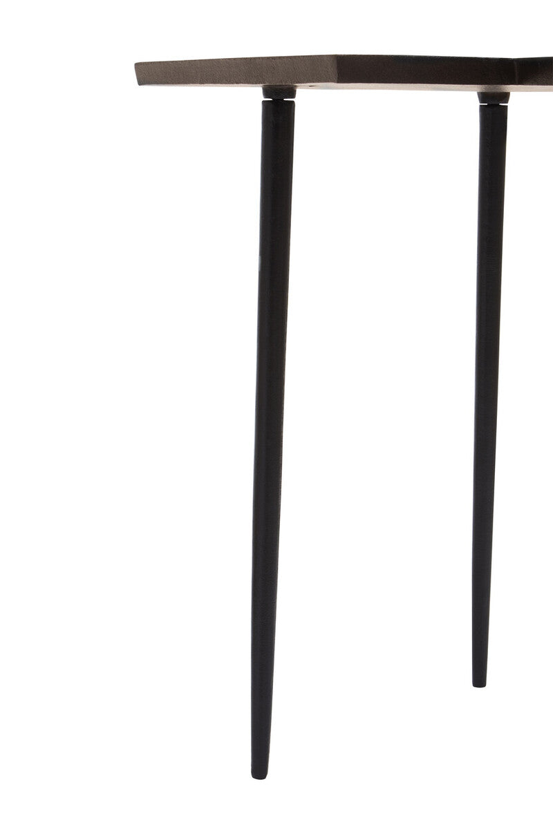 Simbolo Bronze Top Side Table