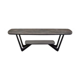 Imperia Grey Ceramic Marble Effect Coffee Table