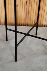 Mandoli White Marble Side Table