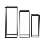 Mandoli Nest Of 3 Black Side Tables