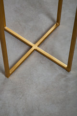 Mandoli Natural Marble Side Table