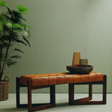 Inca Bench With Wooden Base
