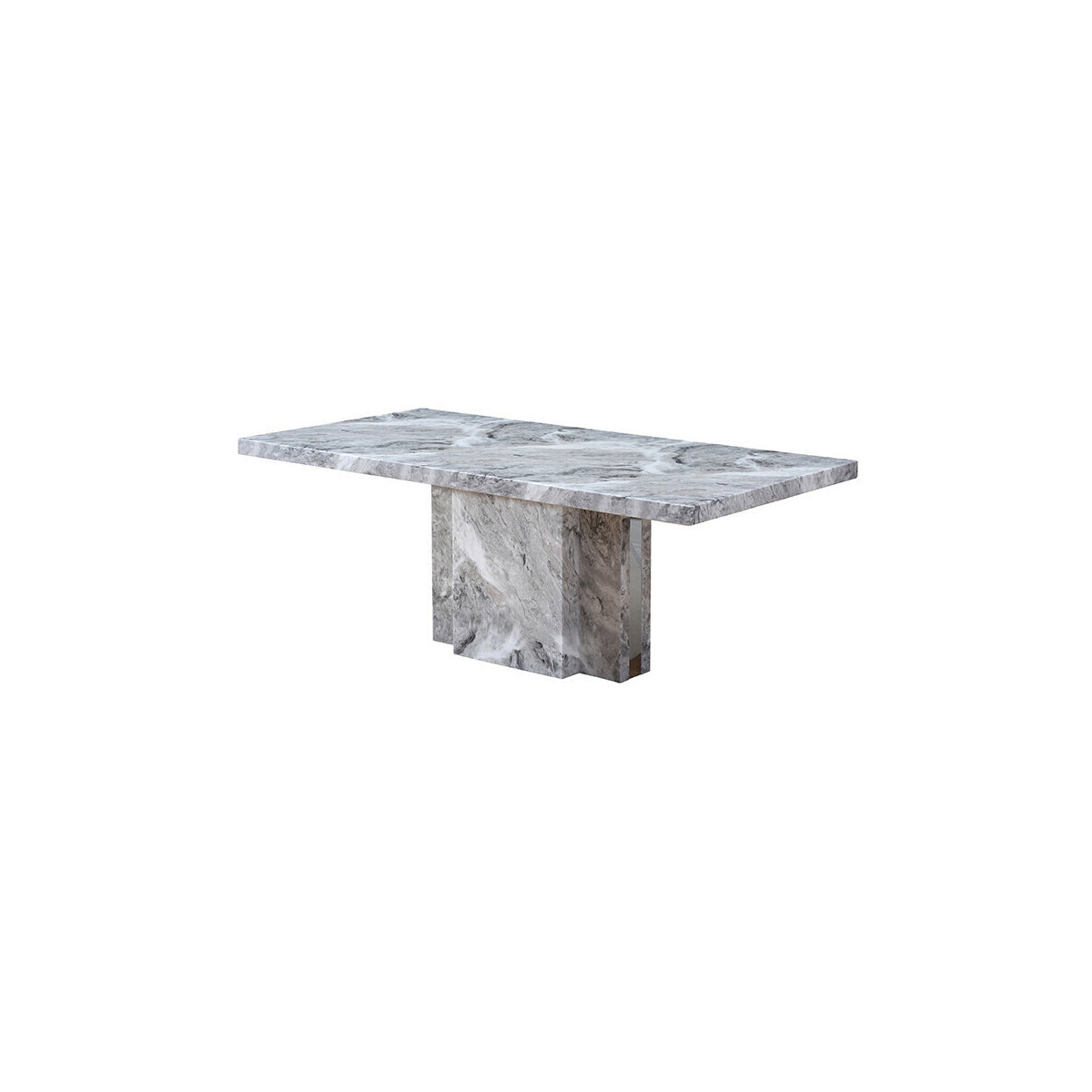 Saronno Grey Marble Dining Table