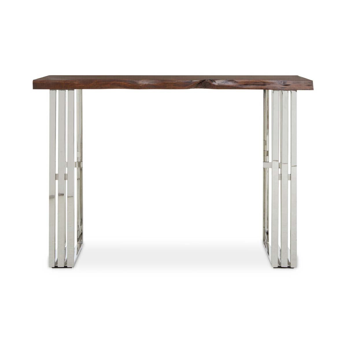 Hampstead Natural And Silver Console Table