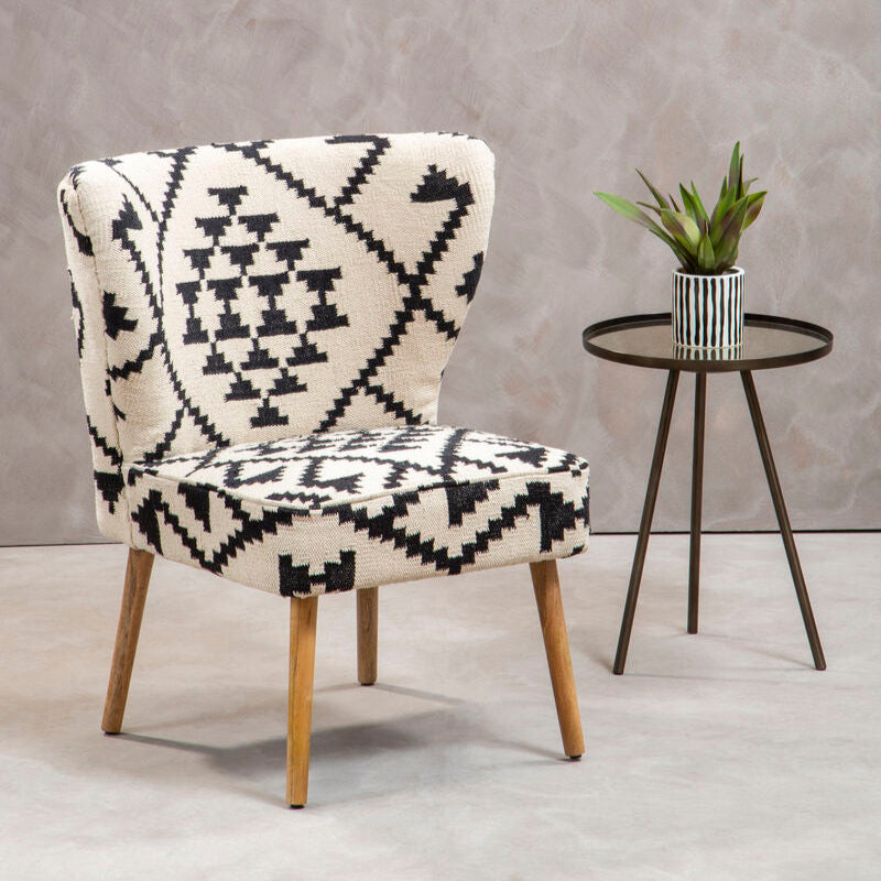 Cefena Berber Style Mango Wood Chair