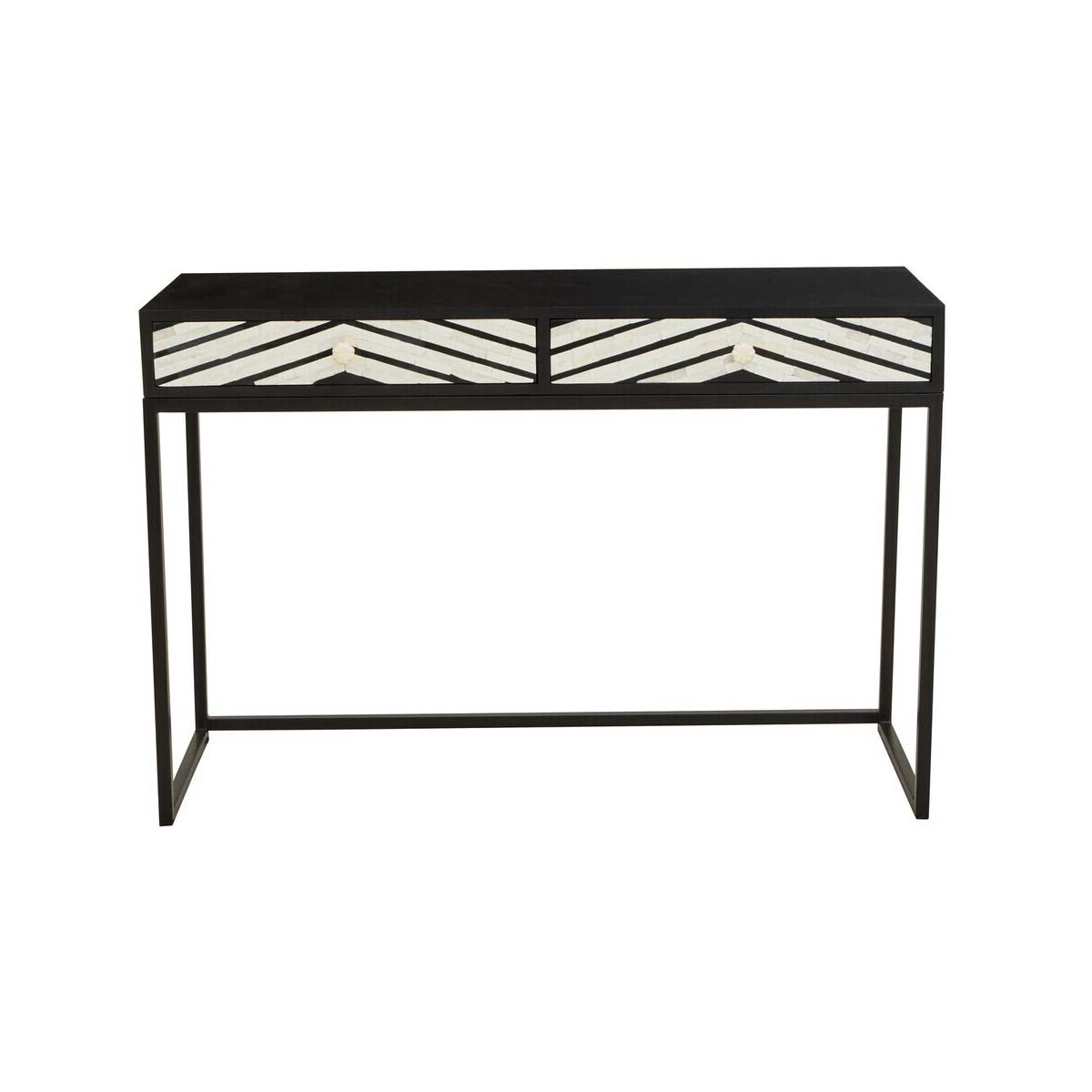 Fusion Two Drawer Console Table