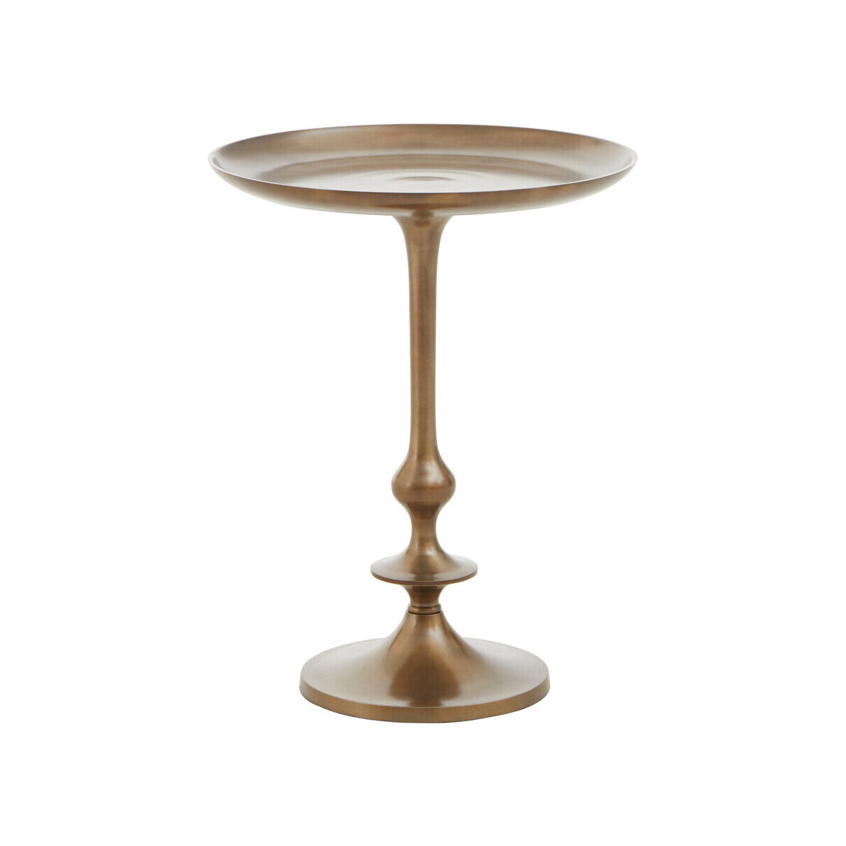 Pali Small Antique Brass Side Table