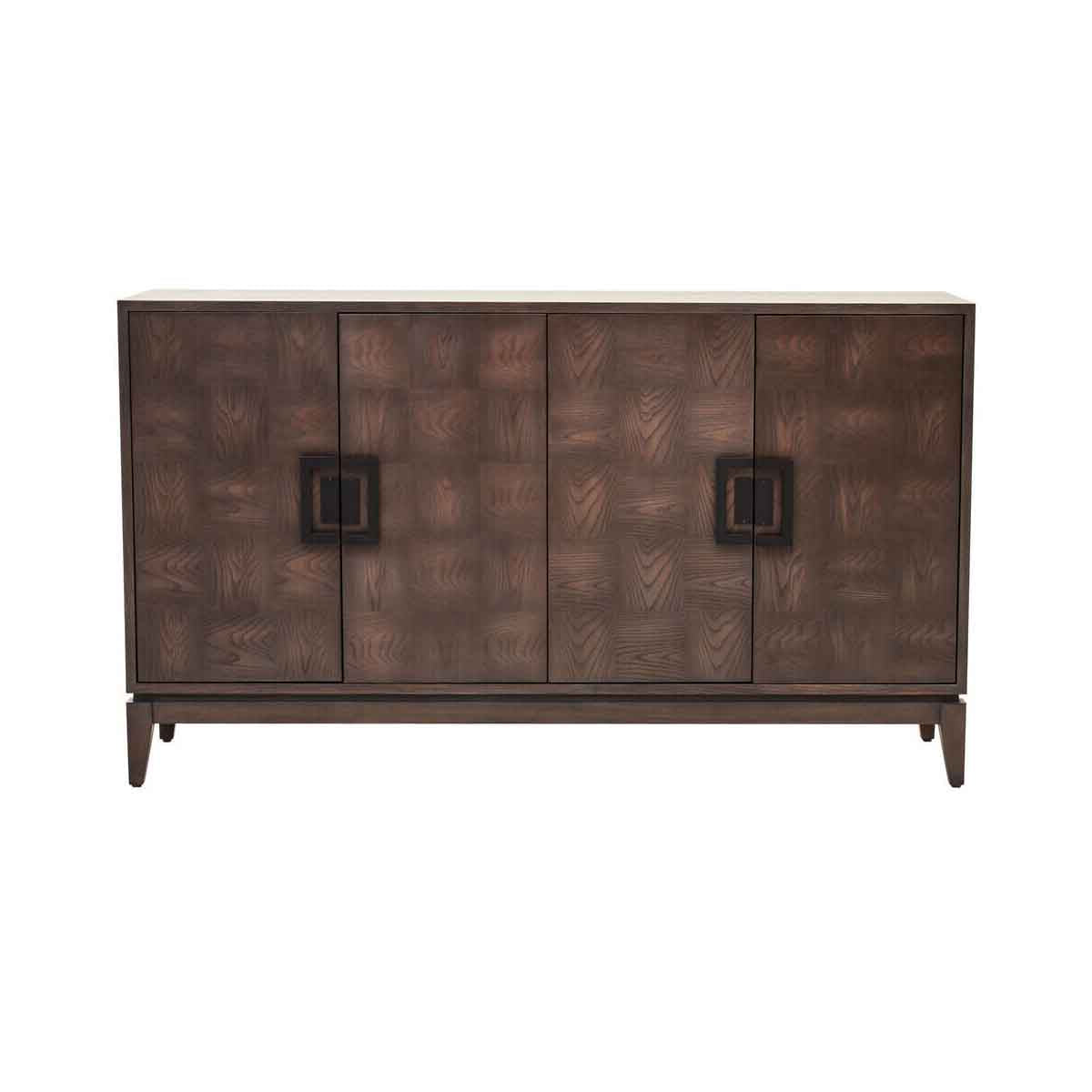 Dimaro 4 Door Antique Grey Sideboard.