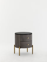 Dervio Two Drawer Marble Top Chest