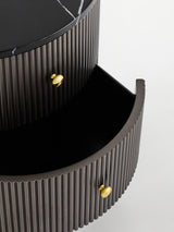 Dervio Two Drawer Marble Top Chest